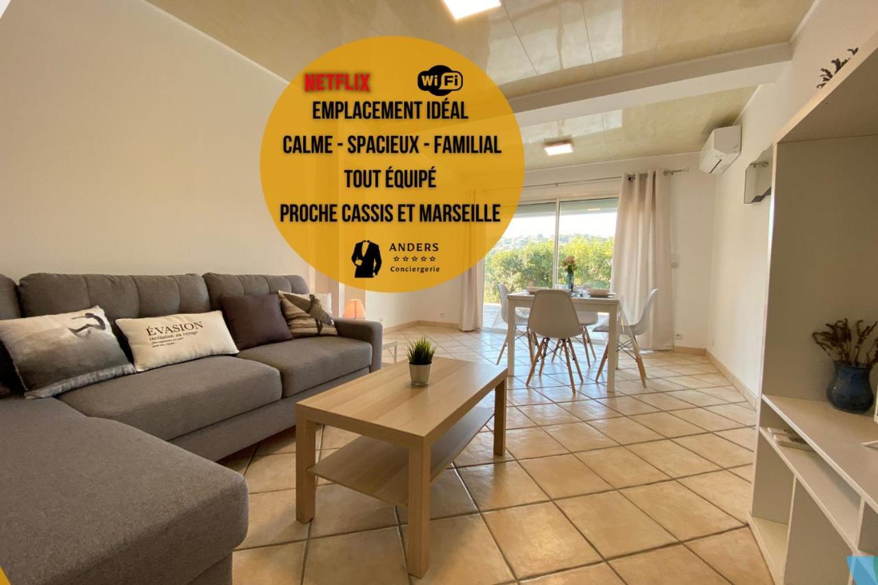 ☆ L'Evasion En Provence ☆ Clim-Wifi-Netflix ☆ Apartment Carnoux-en-Provence Bagian luar foto